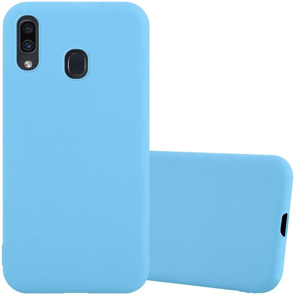 Custodia Compatibile Con Samsung Galaxy A30 In Candy Blu - Coperchio Protettivo In Silicone Tpu Flessibile - Foto 1