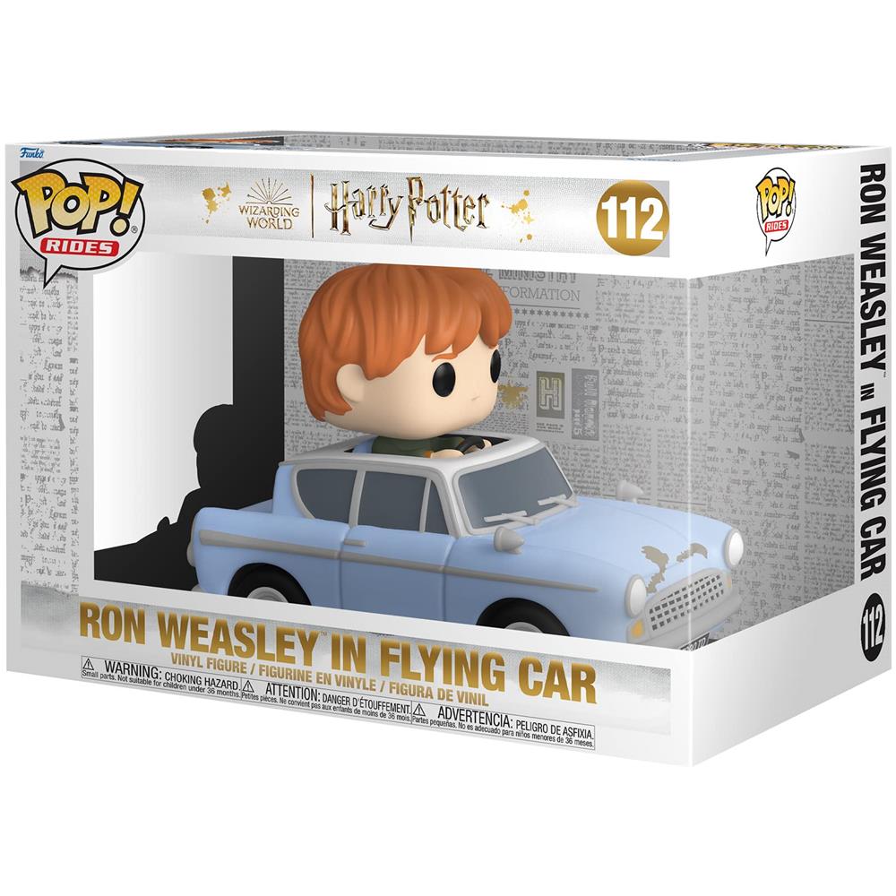 Harry Potter - Chamber Of Secrets Anniversary Pop! Rides Vinyl Figure Ron W / car 15 Cm - Foto 4