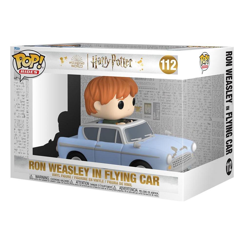Harry Potter - Chamber Of Secrets Anniversary Pop! Rides Vinyl Figure Ron W / car 15 Cm - Foto 1