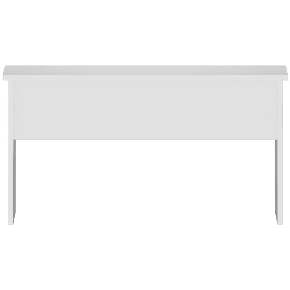 Tavolino Da Salotto Bianco 80x50,5x41,5 Cm Legno Multistrato - Foto 2