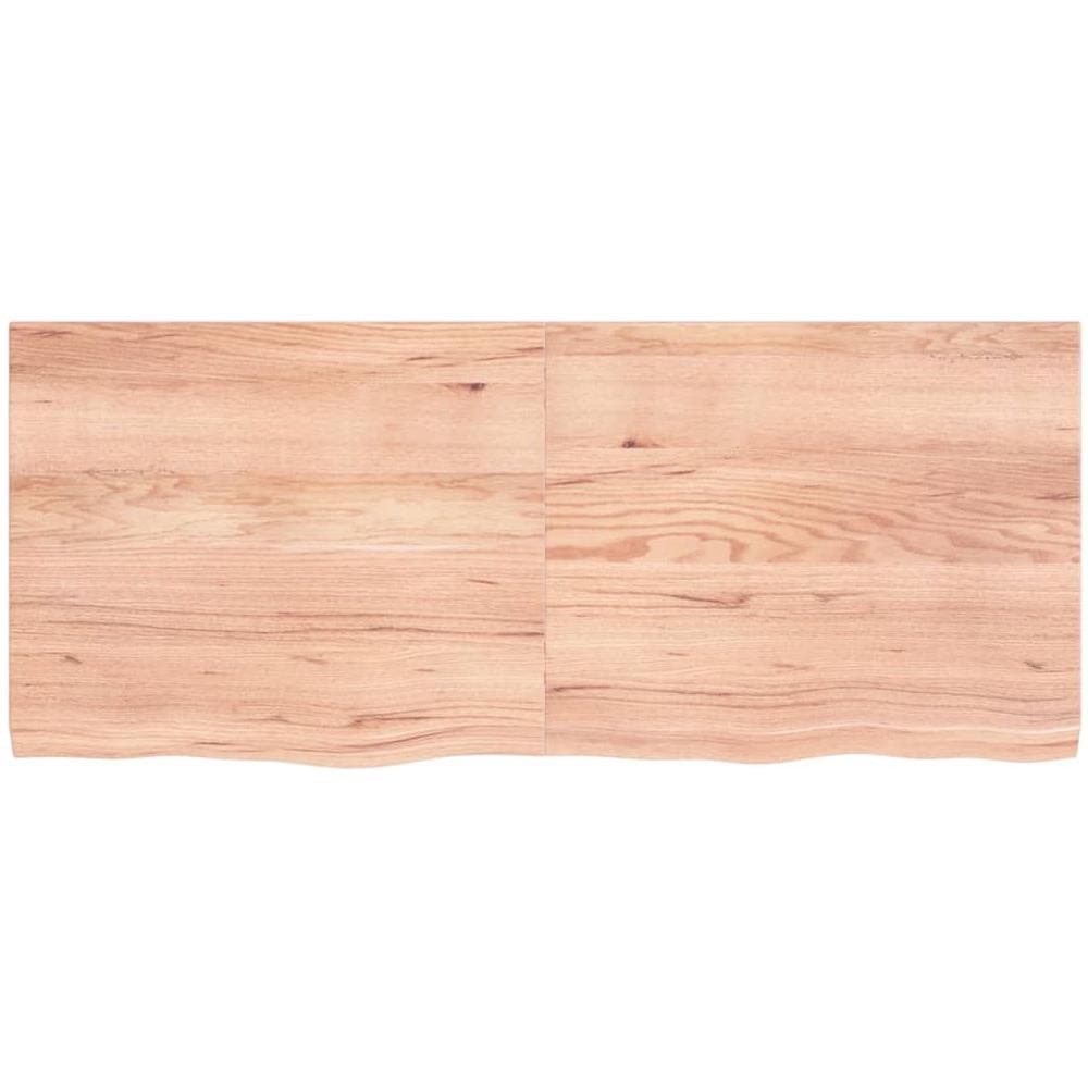 Piano Tavolo Marrone 120x50x (2-4) cm Massello Rovere Trattato - Foto 3