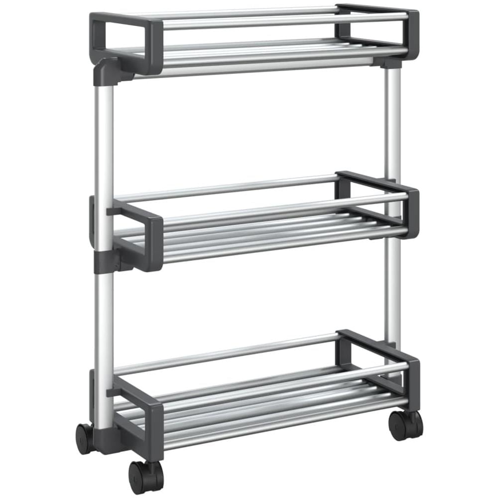 Carrello Portaoggetti 59x20x75 Cm In Alluminio - Foto 2
