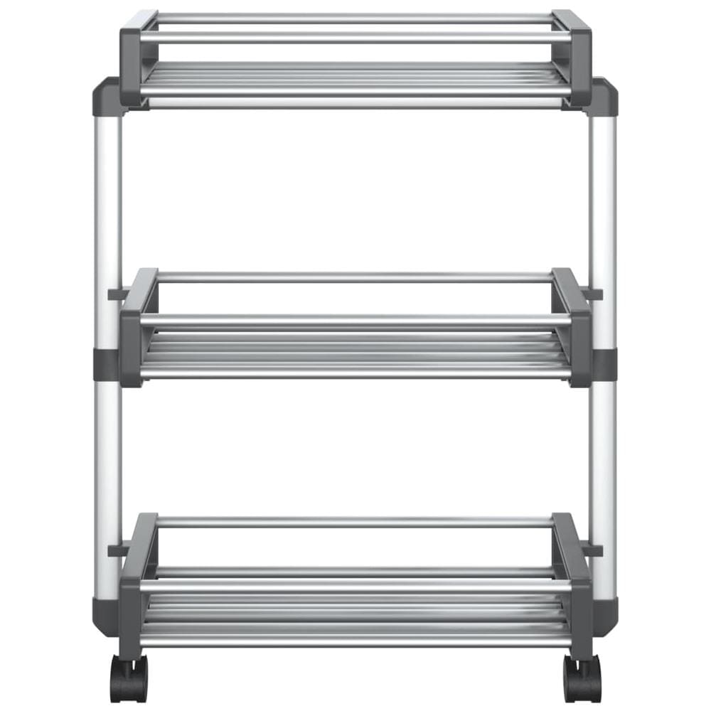 Carrello Portaoggetti 59x20x75 Cm In Alluminio - Foto 3