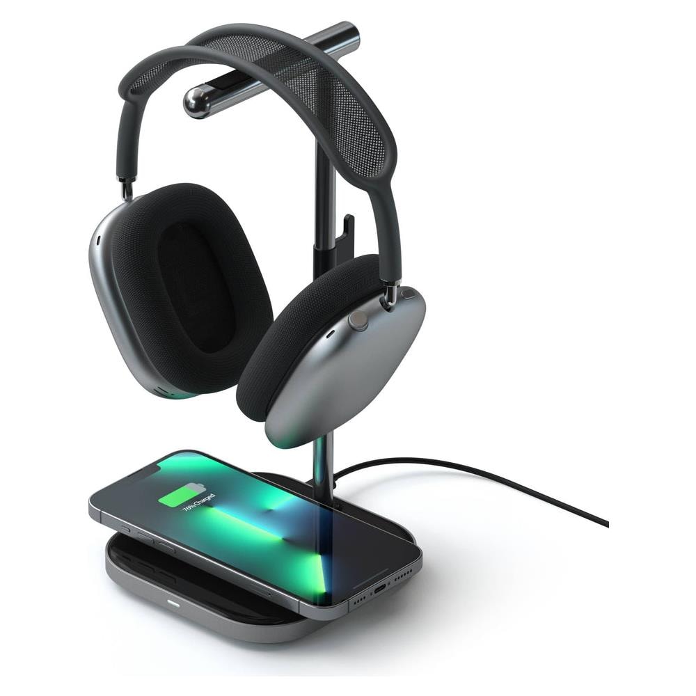 SV0155319010 Caricabatterie per dispositivi mobili Cuffie, Auricolare, Smartphone Nero, Grigio USB Carica wireless Interno - Foto 2