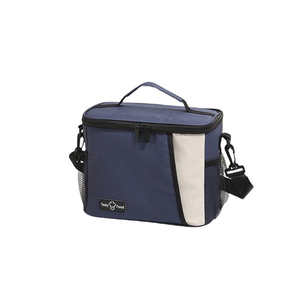 Borsa Da Pranzo Portatile Isolata Per Picnic Navyblue - Foto 1