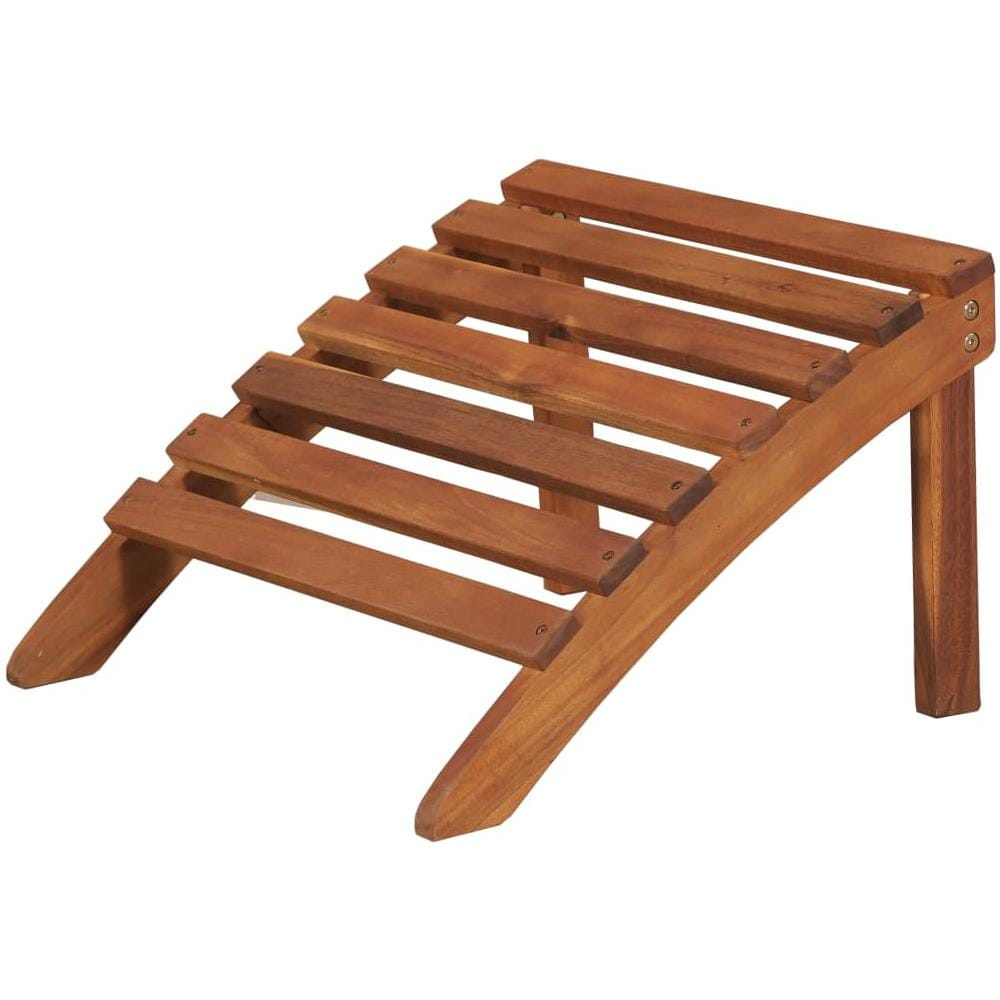 Sedia Da Giardino Adirondack Con Poggiapiedi Massello Di Acacia - Foto 7