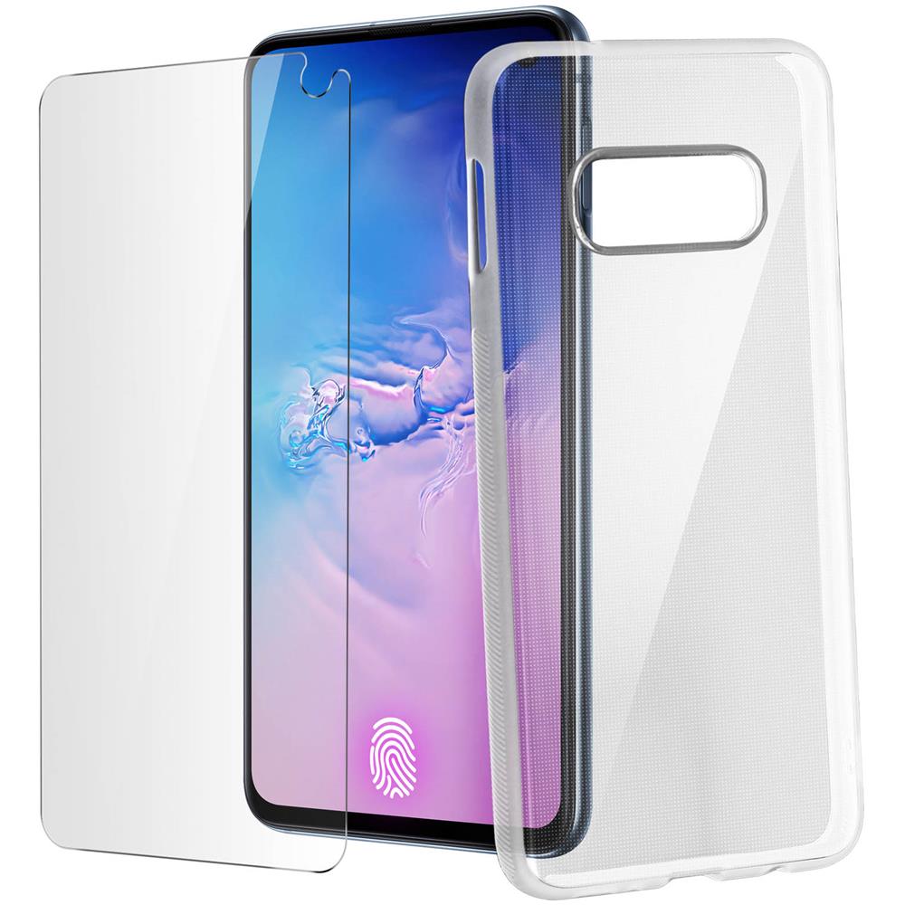 Cover + Pellicola Vetro Temperato Trasparente Samsung Galaxy S10e - Foto 15