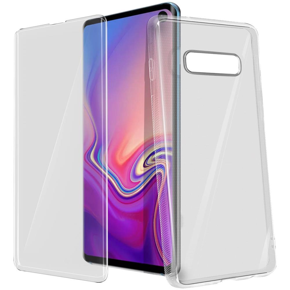 Cover + Pellicola Vetro Temperato Trasparente Samsung Galaxy S10e - Foto 2