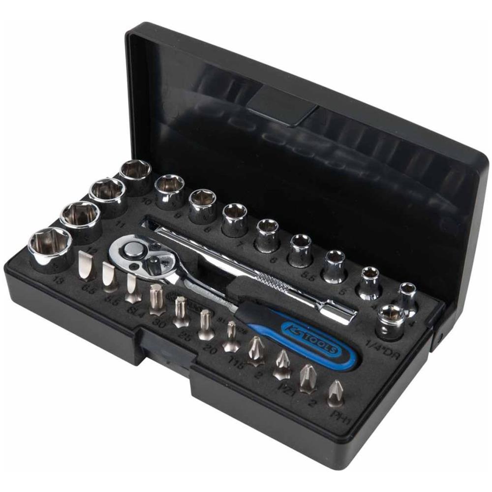 Chromeplus 26 Pz Set Chiave Cricchetto Punte Bussole 918.0626 - Foto 1