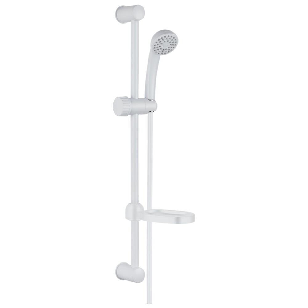 Saliscendi In Abs Bianco Blush Con Doccetta E Portasapone Par Campeggio Nautica Giardino - Foto 2