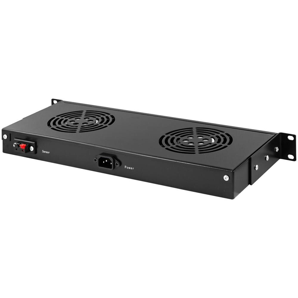 , Pacchetto Ventola 1u 19 ""con 2 Ventole, Termostato, 230v - Foto 3