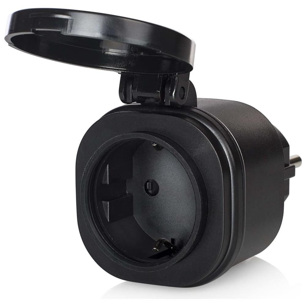 Set di Mini Interruttori da Esterno 7,2x7,6x1,4 cm Nero - Foto 2