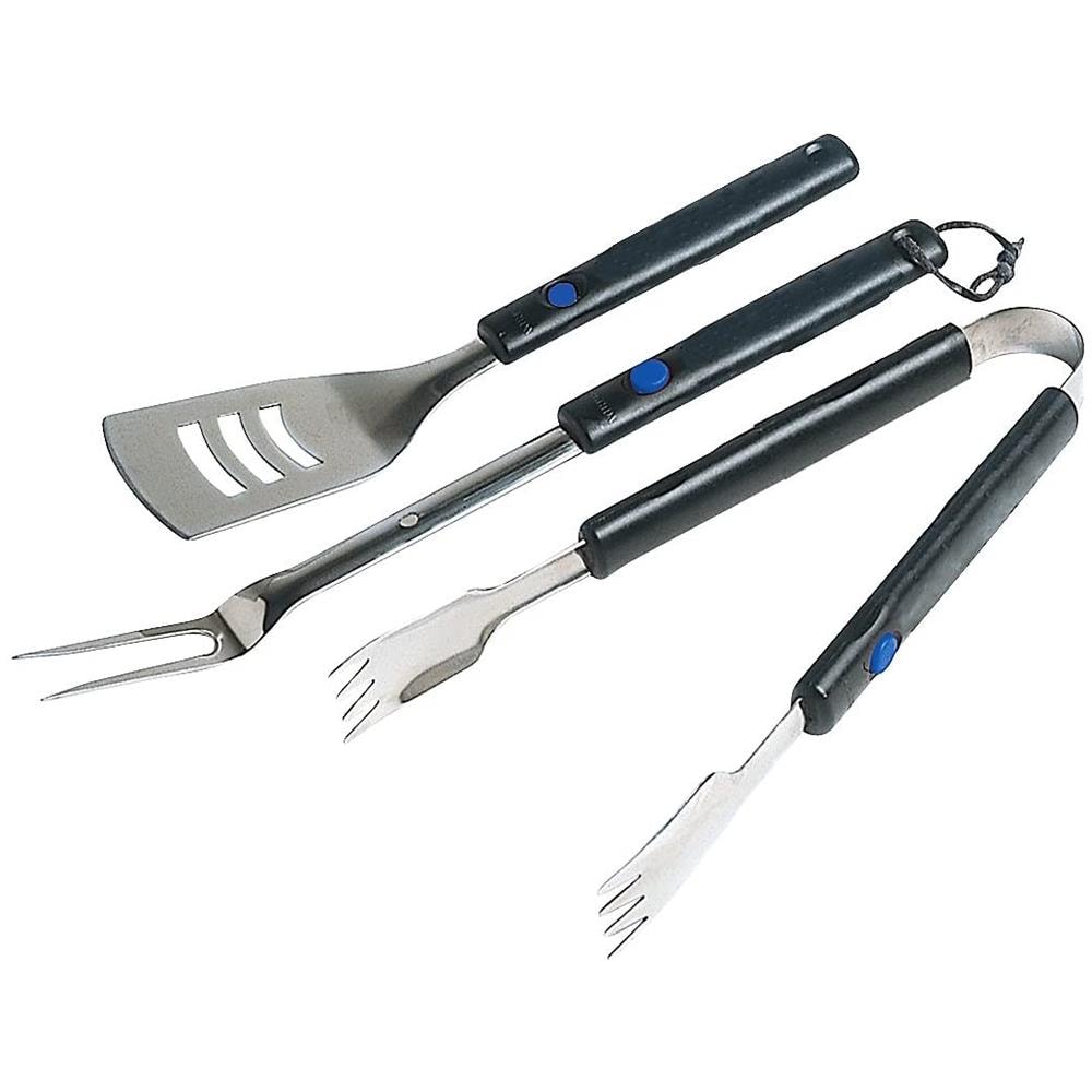 Set 3 Utensili per Barbecue con Manici in Bachelite Allungabili - Foto 1