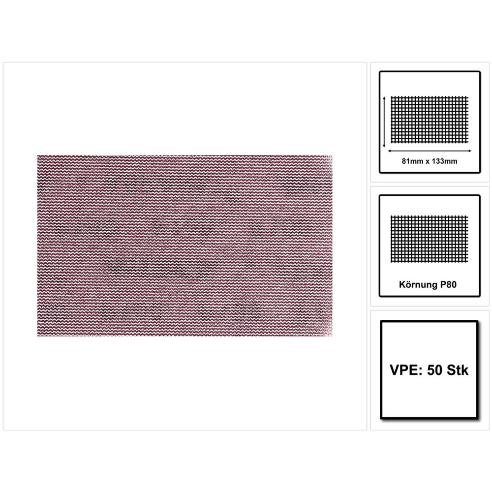 Abranet Disco Abrasivo Grip 81x133mm / P80 - 50 Pezzi (5417805080)  - Foto 1