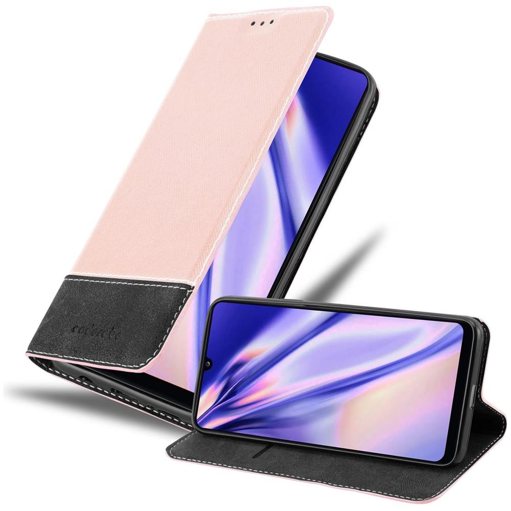 Custodia Compatibile Con Samsung Galaxy A31 In Oro Rosato Nero - Coperchio Protettiva Con Chiusura Magnetica, Funzione Stand E Tasca Per Le Carte - Foto 1