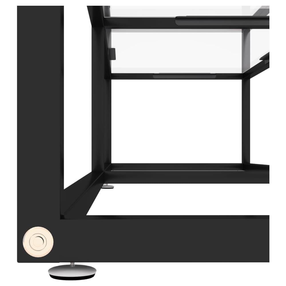 Mobile Porta TV Trasparente 160x40x40,5 cm in Vetro Temperato - Foto 2