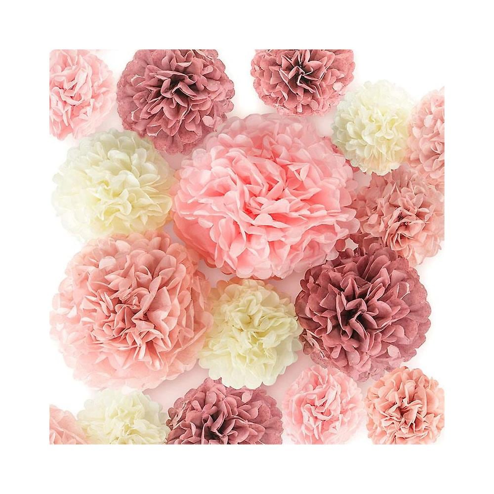 Pompon Decorativo Unique Party 40 Cm | Lamina Argentata, Soffice, Per Feste E Matrimoni - 3