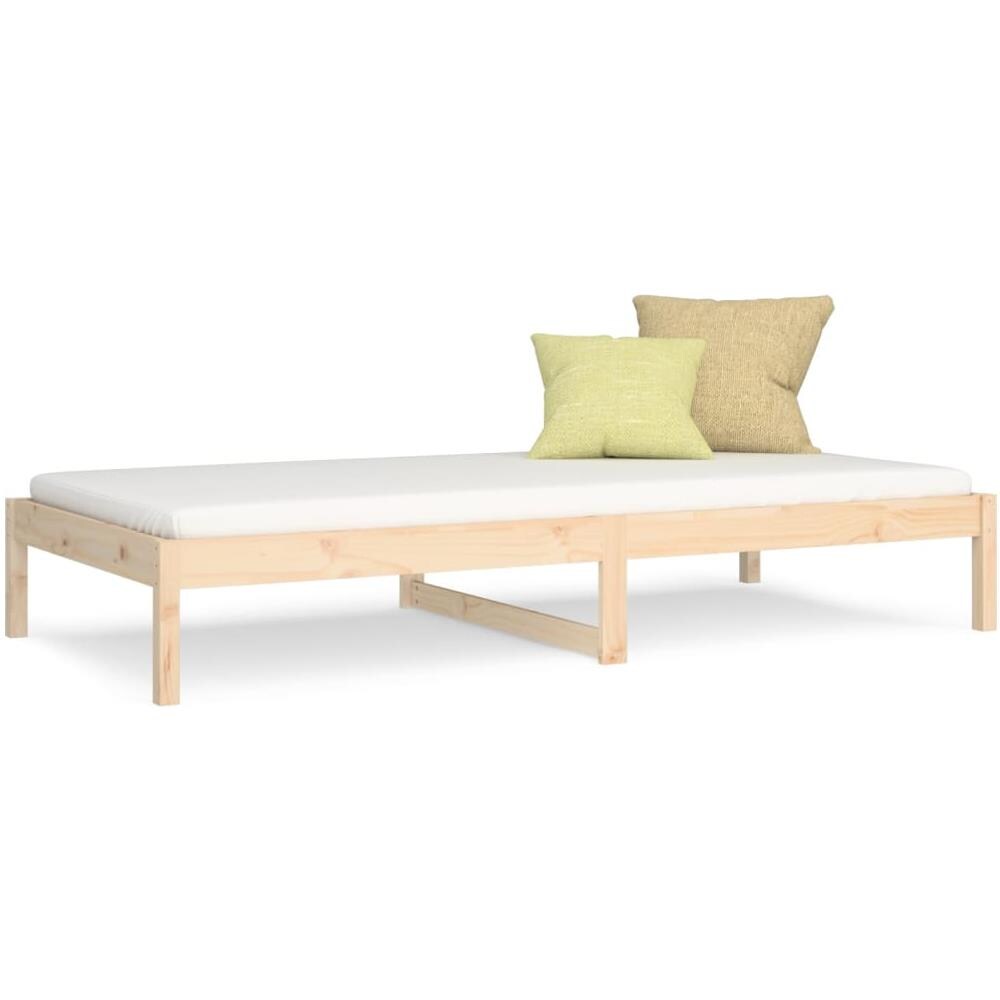 Dormeuse 90x200 Cm In Legno Massello Di Pino - Foto 2