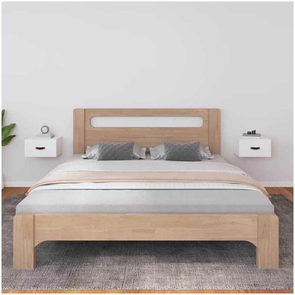 Comodini A Muro 2 Pz Bianchi 40x29,5x22 Cm - Foto 1