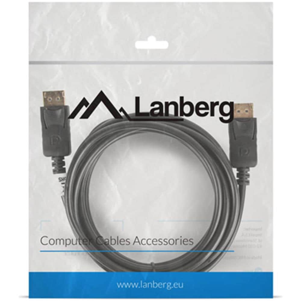 Cavo Displayport 1.2 Maschio A Displayport 1.2 Maschio 3m 4k Nero Ca-dpdp-10cc-0030-bk - Foto 2