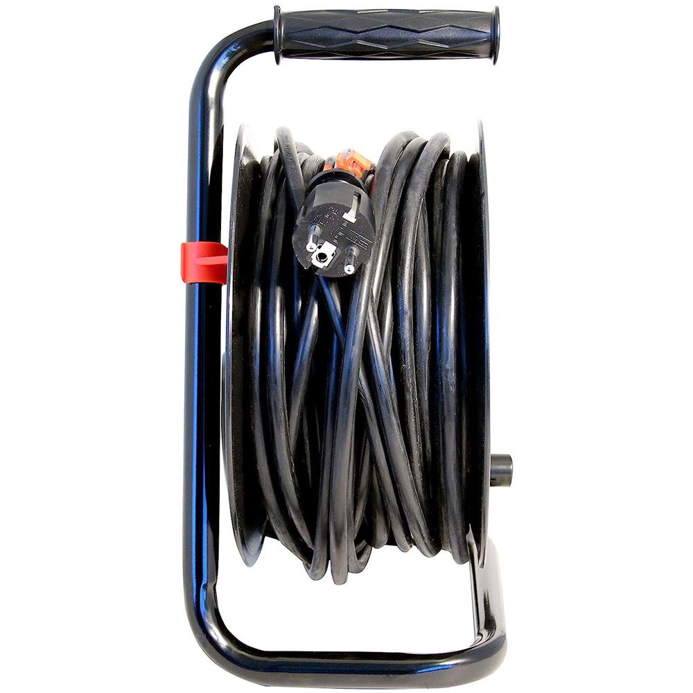 Avvolgitore Elettrico Bricolage, 4 Prese E Spina Standard Schuko, H05vv-f3g1.5mm2, 15m, Gs - Foto 1