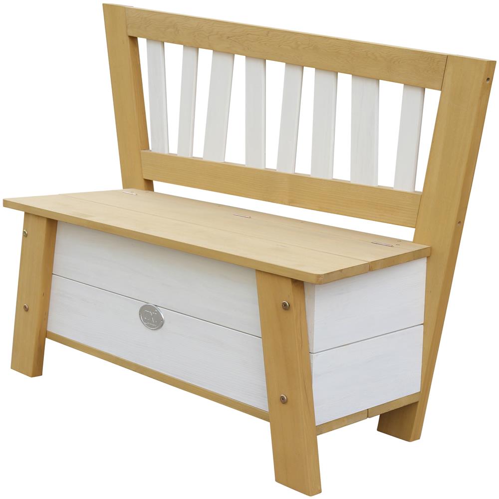 Crooked Corky Storage Bench Brown /white Panca porta giocattoli Libera installazione Marrone, Bianco - Foto 2
