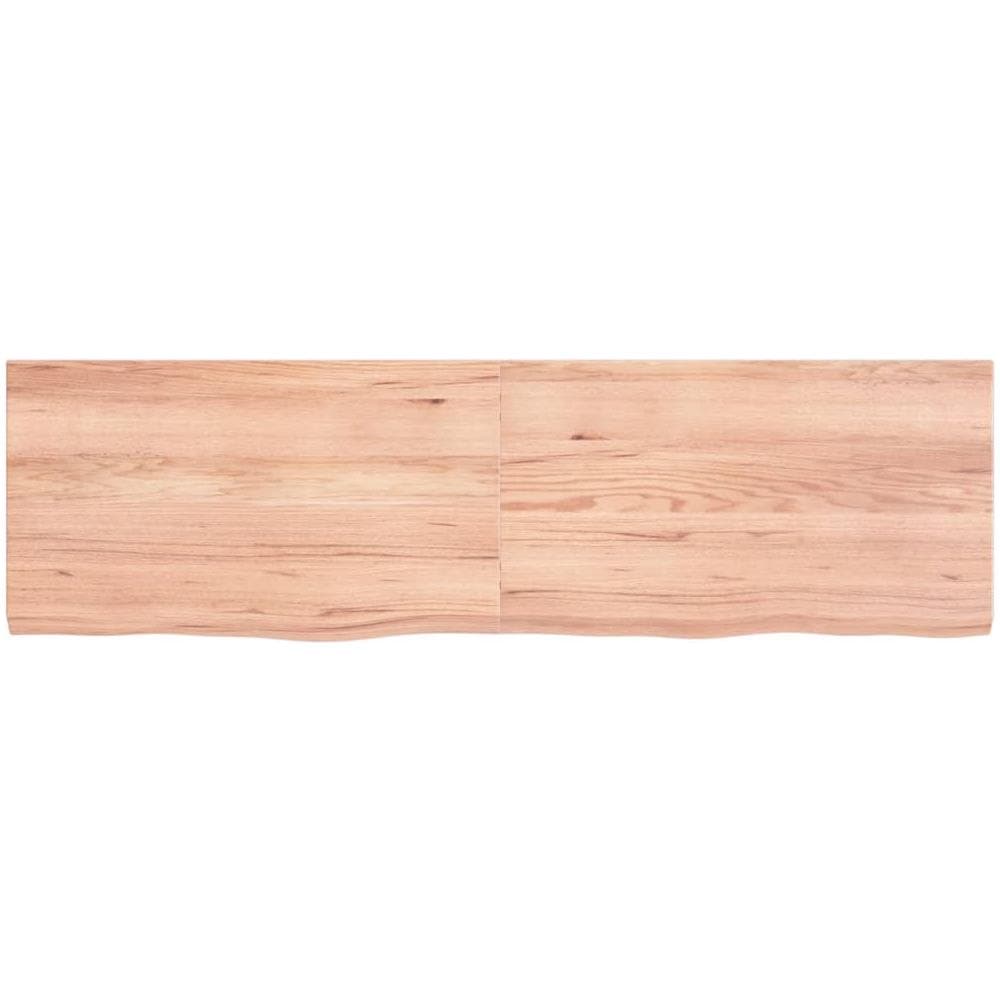 Piano Tavolo Marrone 140x40x (2-4) cm Massello Rovere Trattato - Foto 4