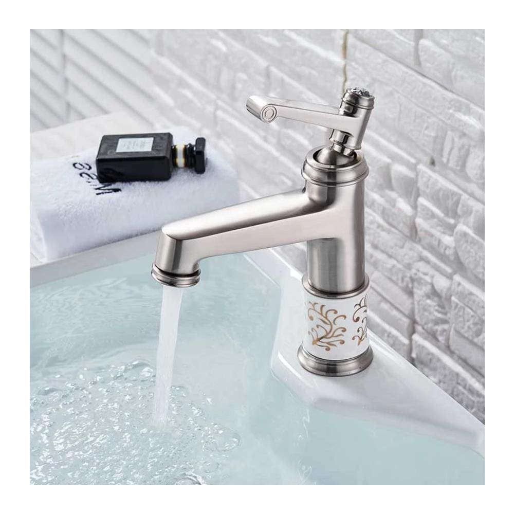 Rubinetto per lavabo da bagno, Blackswan, tipo M43, modello nichelato, misura 21,5 cm - Foto 2