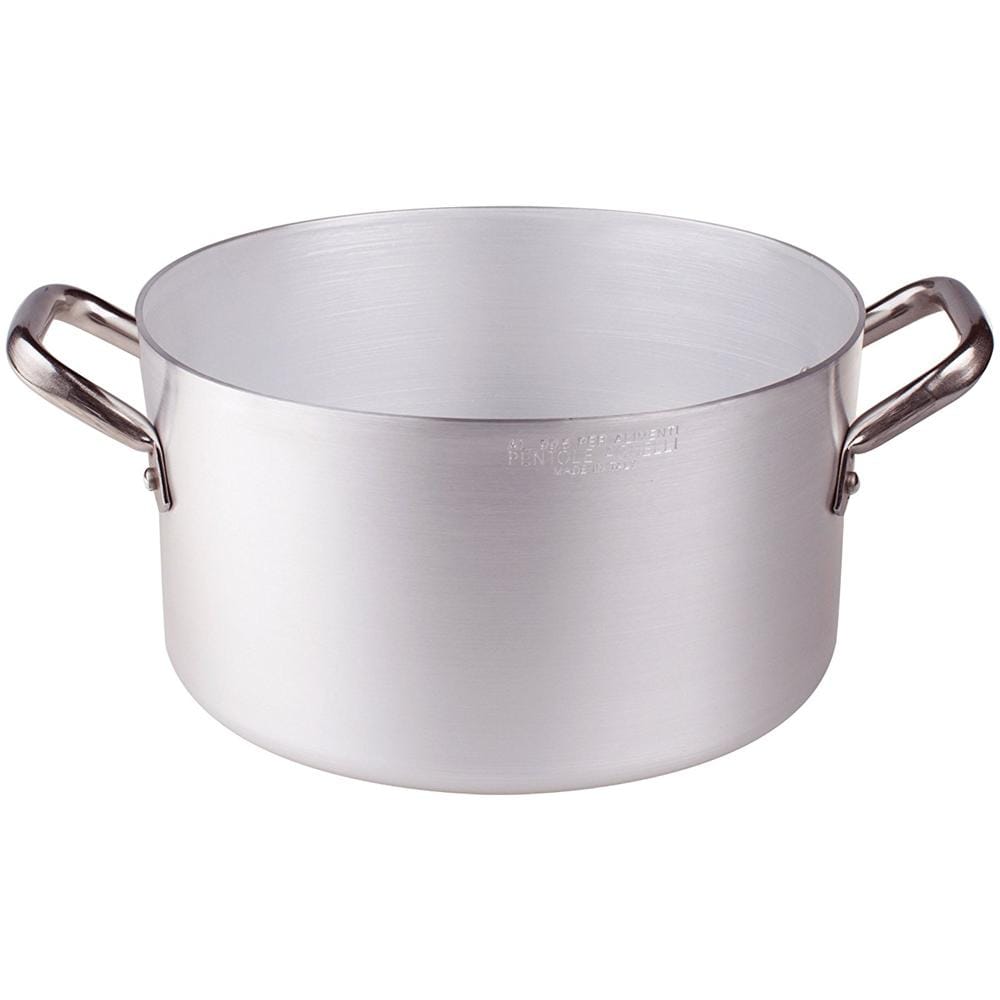 Casseruola Alta Con Maniglie Inox 2mm - Diametro Cm 40 - Altezza Cm 20-capacità Lt 24 - Foto 1