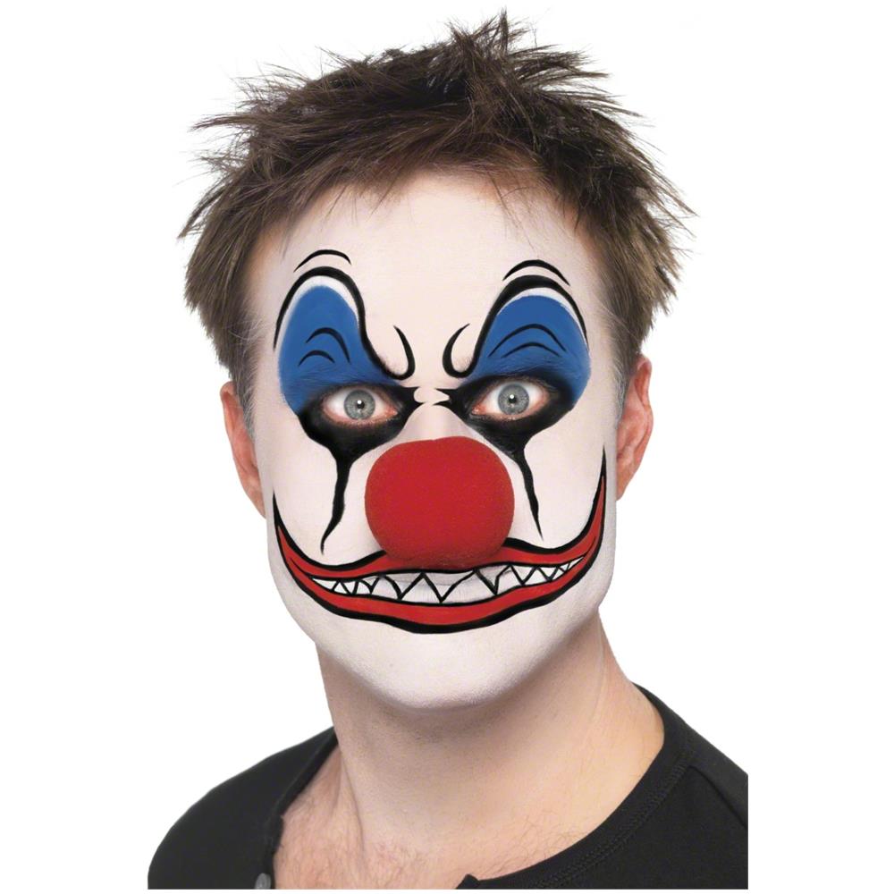 Kit Make-up Da Clown Spaventoso Taglia Unica - Foto 4