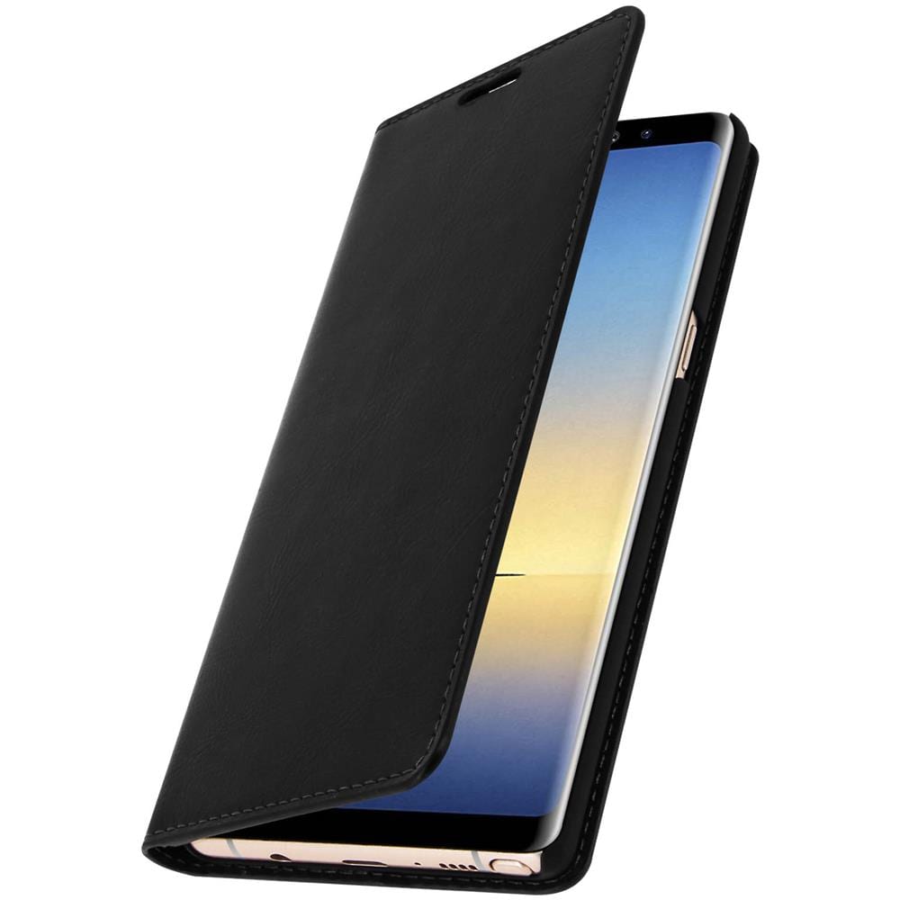 Custodia Per Samsung Galaxy Note 8 - Serie First Class In Pelle Nera - Foto 1
