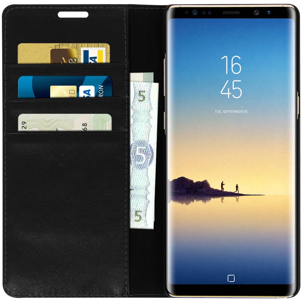 Custodia Per Samsung Galaxy Note 8 - Serie First Class In Pelle Nera - Foto 10