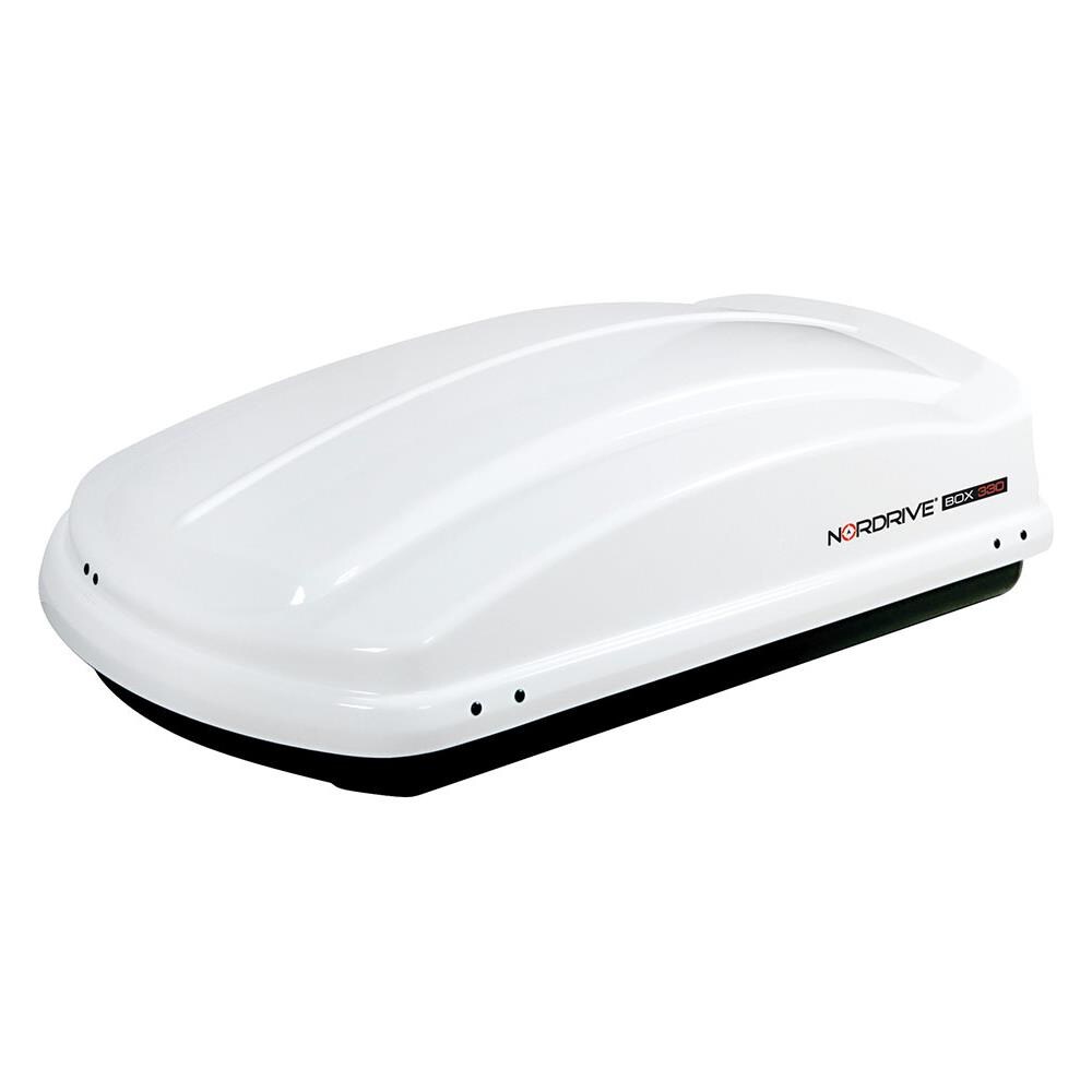 Box Da Tetto Baule Portatutto 330l Bianco Lucido Abs - Foto 14