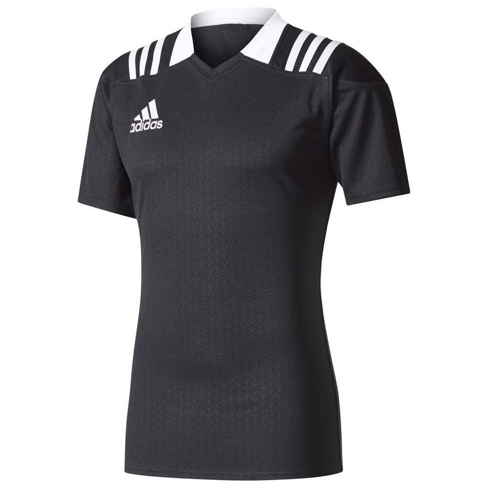 Magliette Adidas 3 Stripes Fitted Rugby Abbigliamento Uomo L - Foto 1