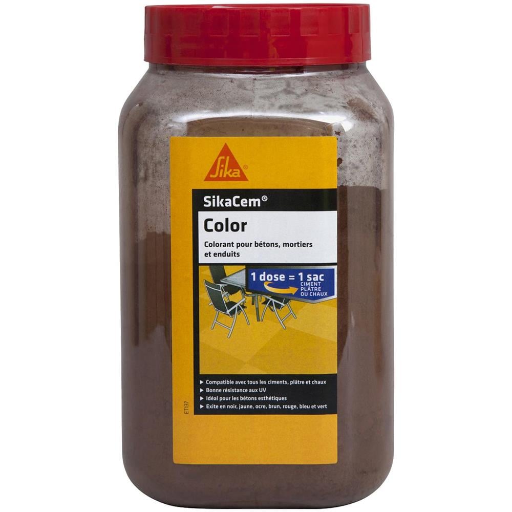 cem Colore Cemento, Calce E Gesso In Polvere Colore - Marrone - 700g - Foto 1