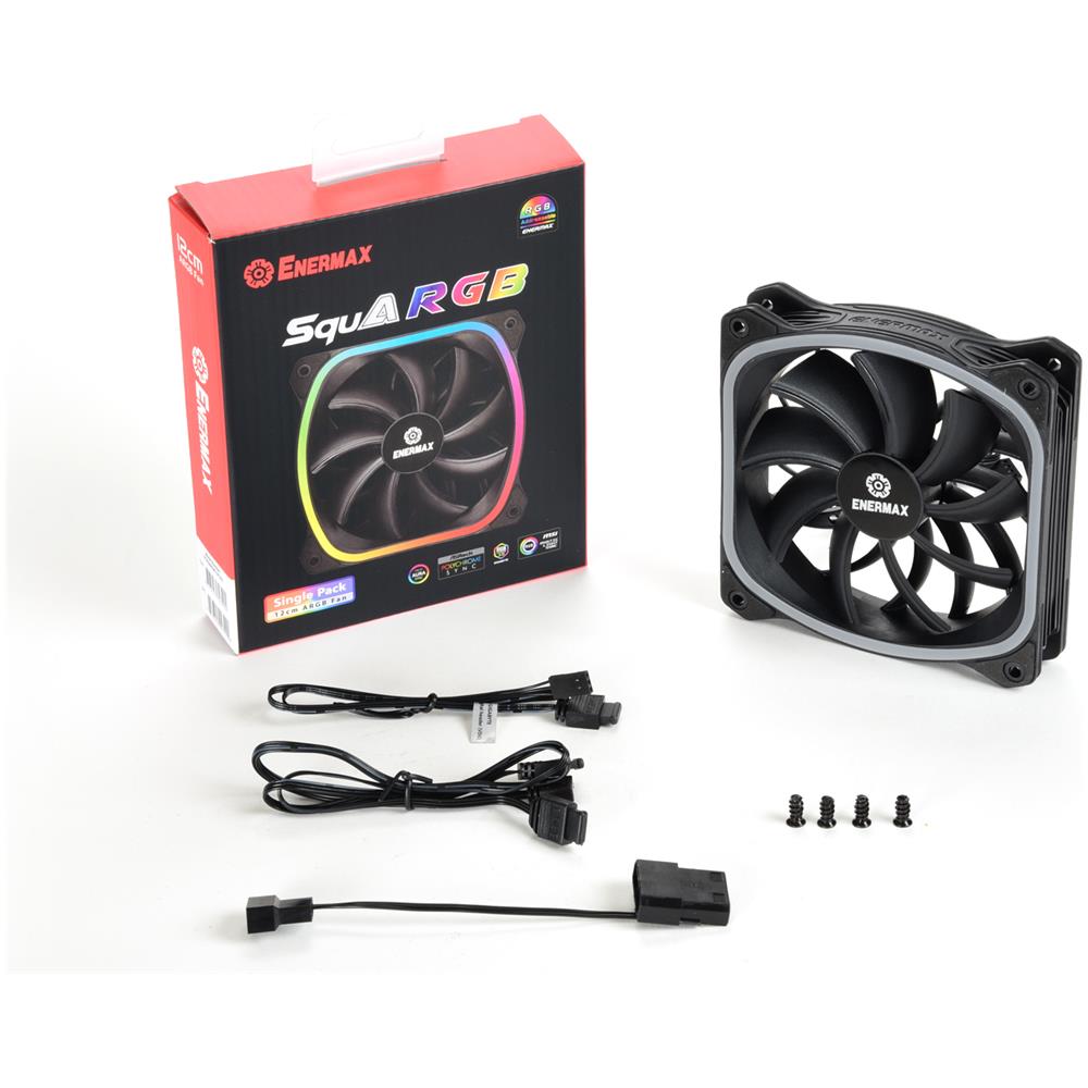 PC- Gehäuselüfter Enermax SquA RGB UCSQARGB12P-SG - Foto 16