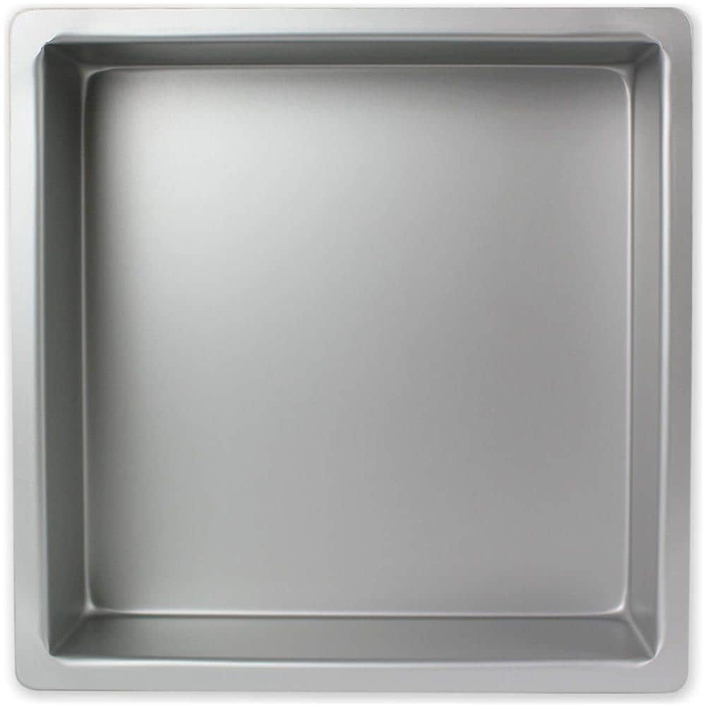 Sqr143 Teglia Professionale, Alluminio Anodizzato, Senza Punti Di Saldatura, Argento, 35 X 35 Cm - Foto 1