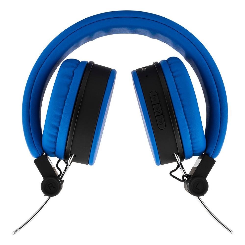 Auricolare Bt On-ear Pieghevole, 3,5 Mm, Blu - Foto 2