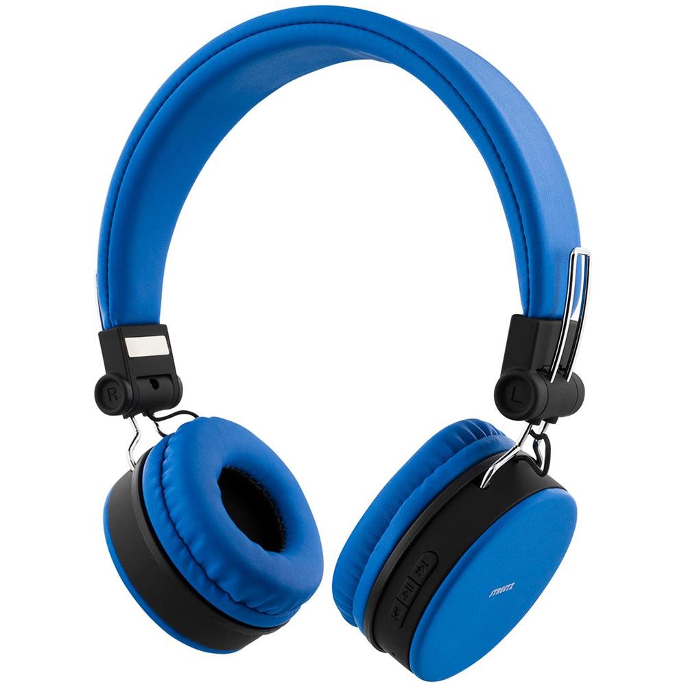 Auricolare Bt On-ear Pieghevole, 3,5 Mm, Blu - Foto 1