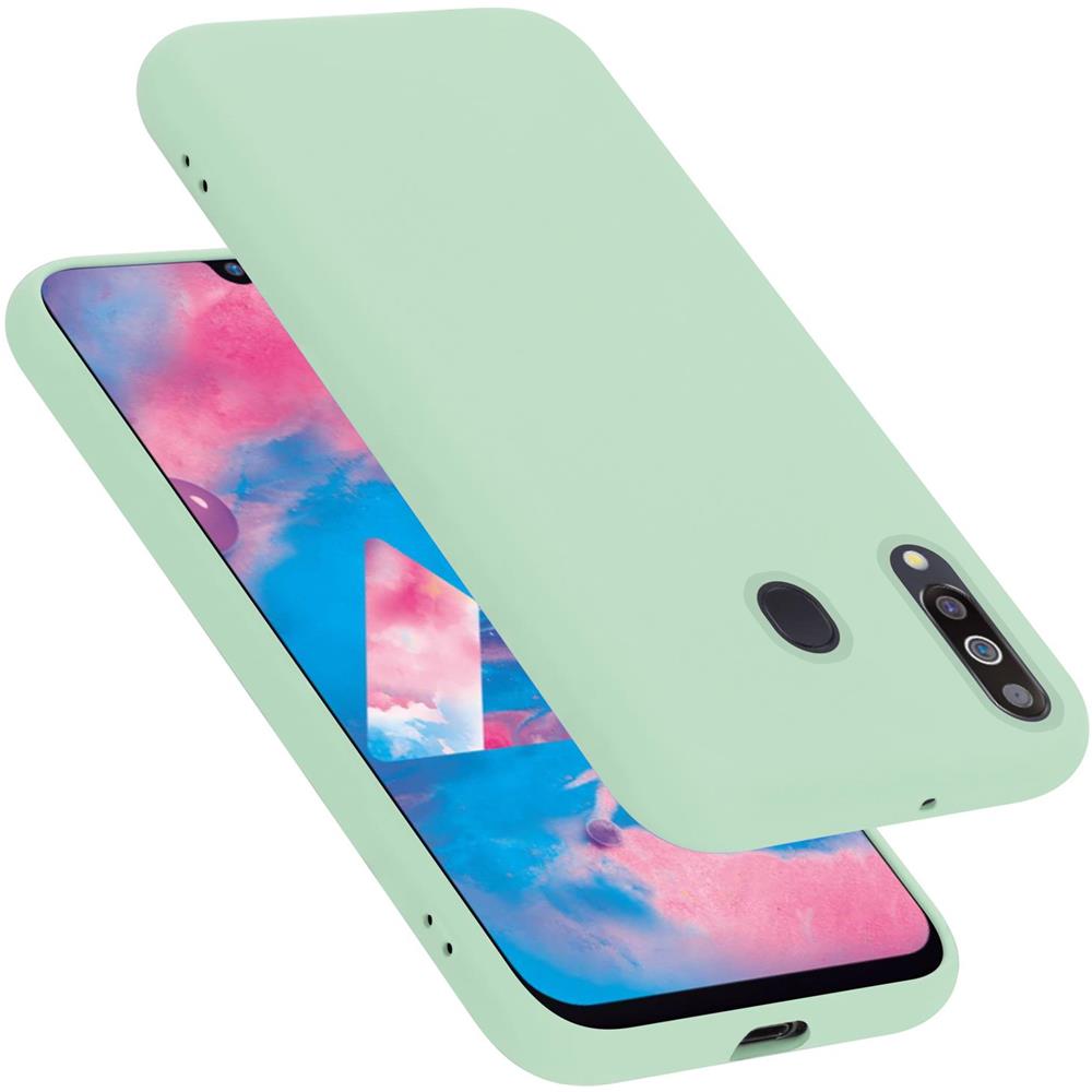 Custodia Compatibile Con Samsung Galaxy M30 / A40s In Liquid Verde Chiaro - Coperchio Protettivo In Silicone Tpu Flessibile - Foto 1