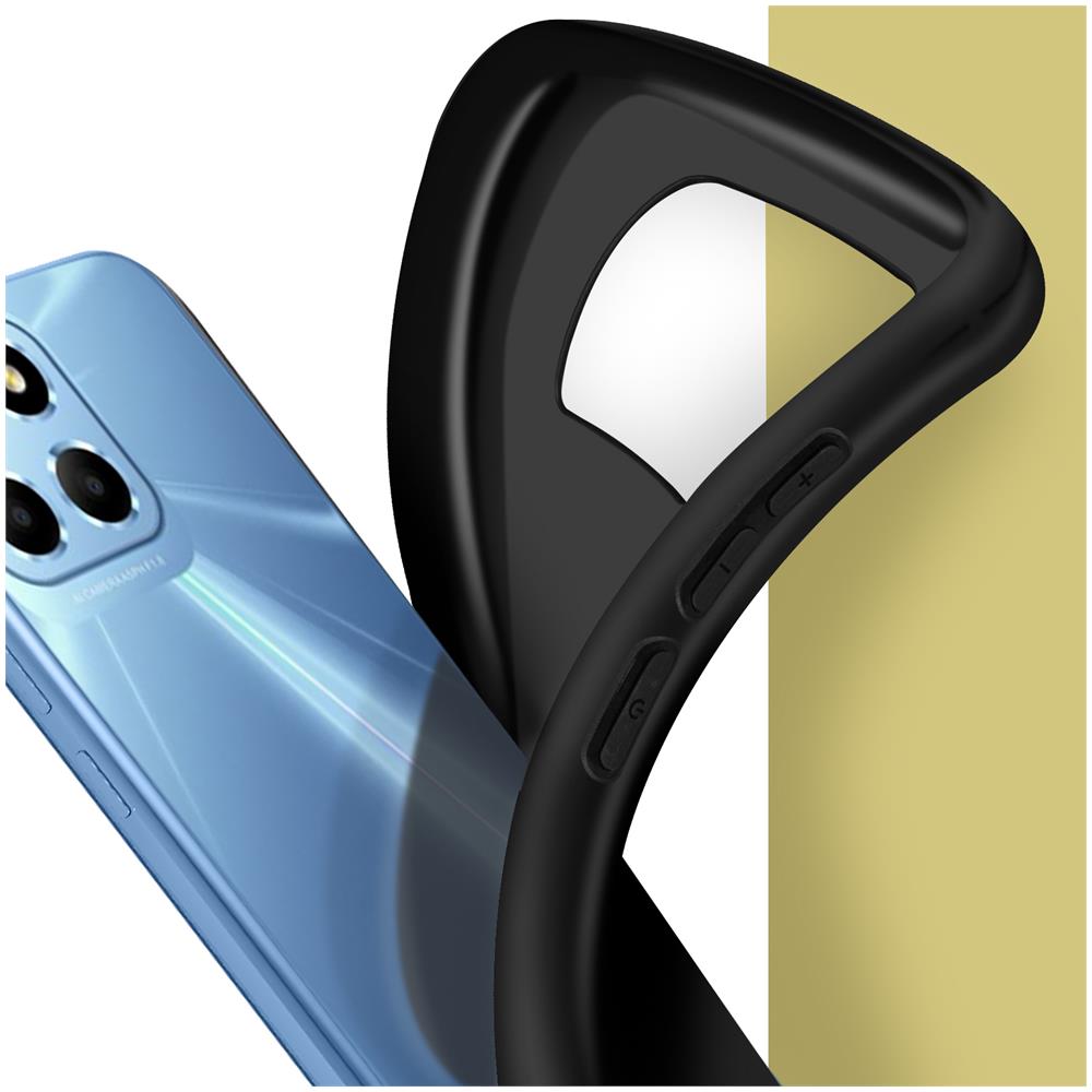 Cover Honor 70 Lite, X8 5g / X6 Gel Di Silicone Flessibile Ultra-sottile Nera - Foto 5