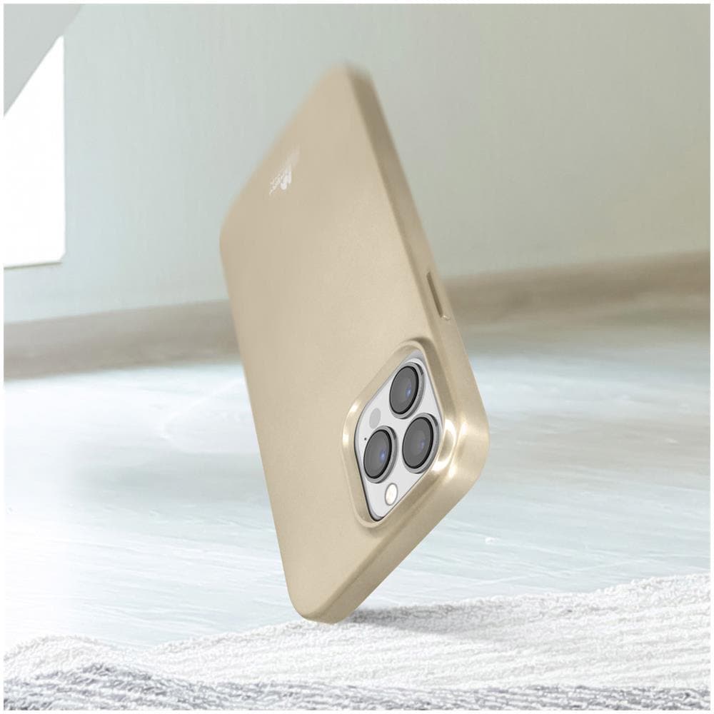 Cover Iphone 13 Pro Max Silicone Effetto Metallizzato Mercury I Jelly Oro - Foto 5