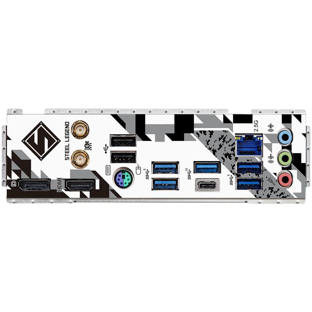 Scheda Madre B760M Steel Legend WiFi Socket LGA 1700 Chipset Intel B760 micro ATX - Foto 6