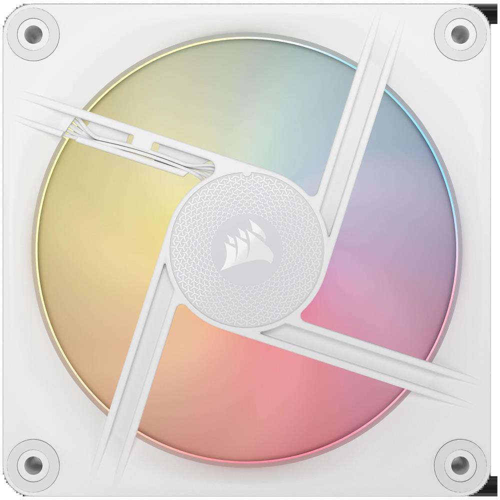 Ventola Inversa LX120-R RGB 120mm 2400 RPM Bianco - Foto 2