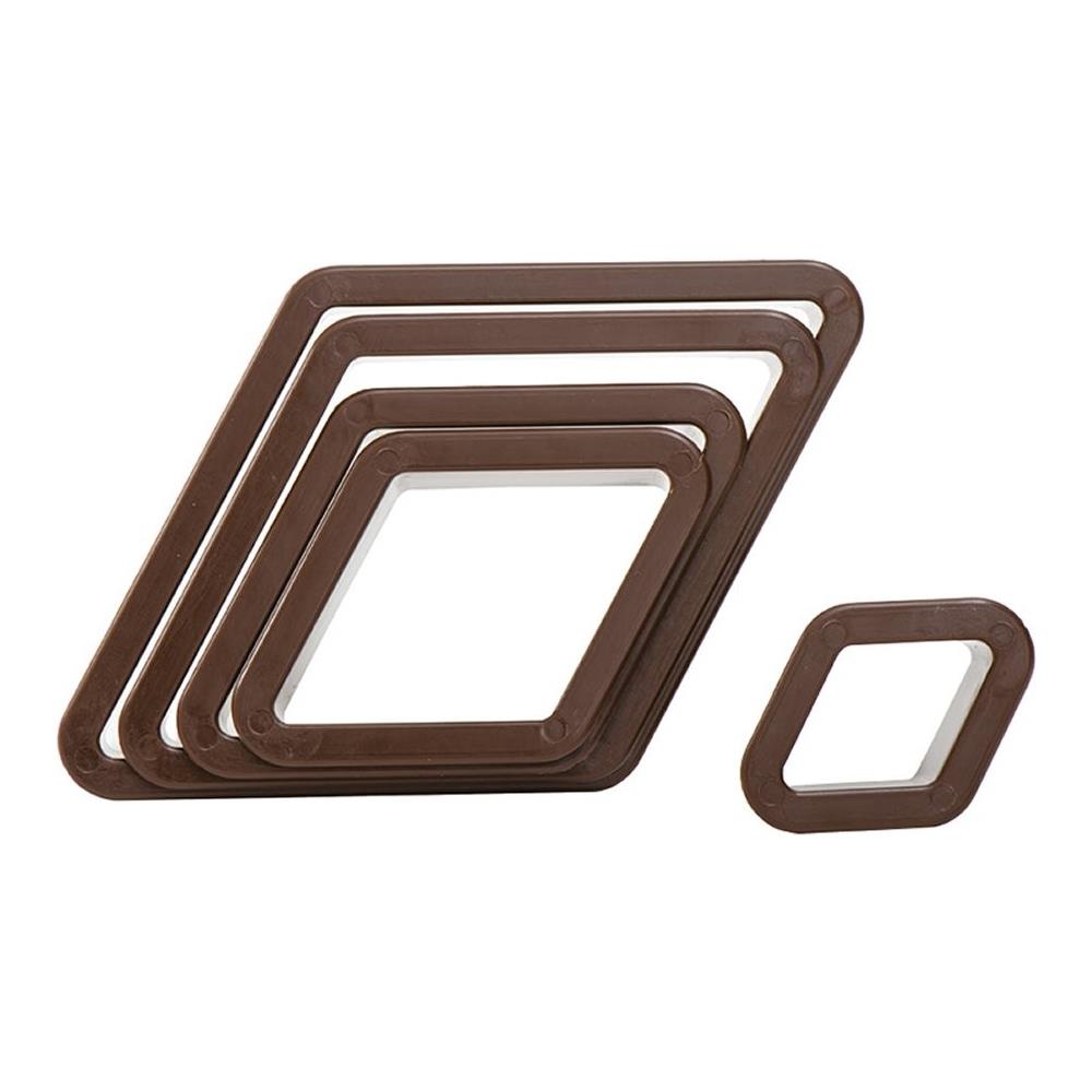 Set 5 Tagliapasta Mostacciolo In Plastica - Foto 1