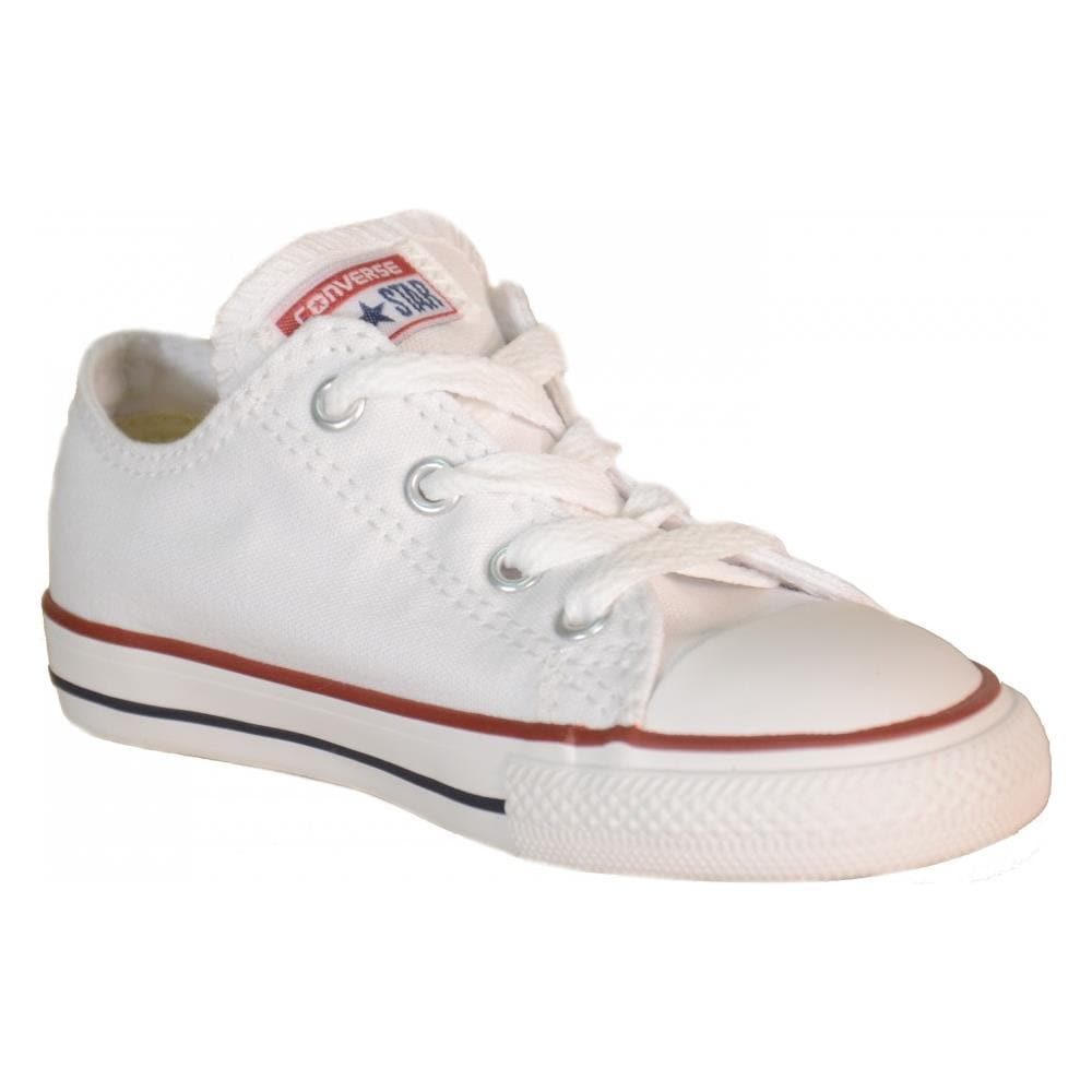 All Star Ox Optical White Scarpe Bambino Bianche Tela 7j256c numero 19 - Foto 1