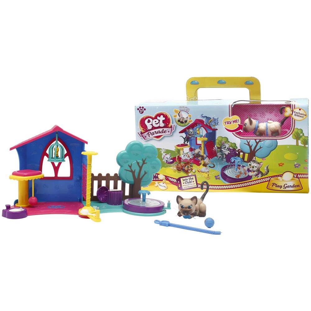 Pet Parade - Gatti #01 - Mini Playset Giardino - Foto 1