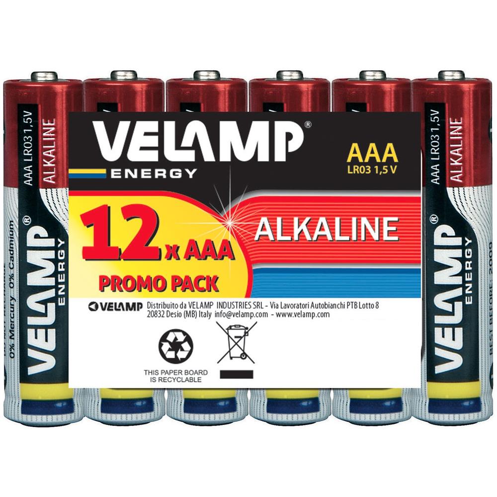 12 Pile Alcaline Mini Stilo Lr03 Aaa 1,5v Multipack - Foto 3