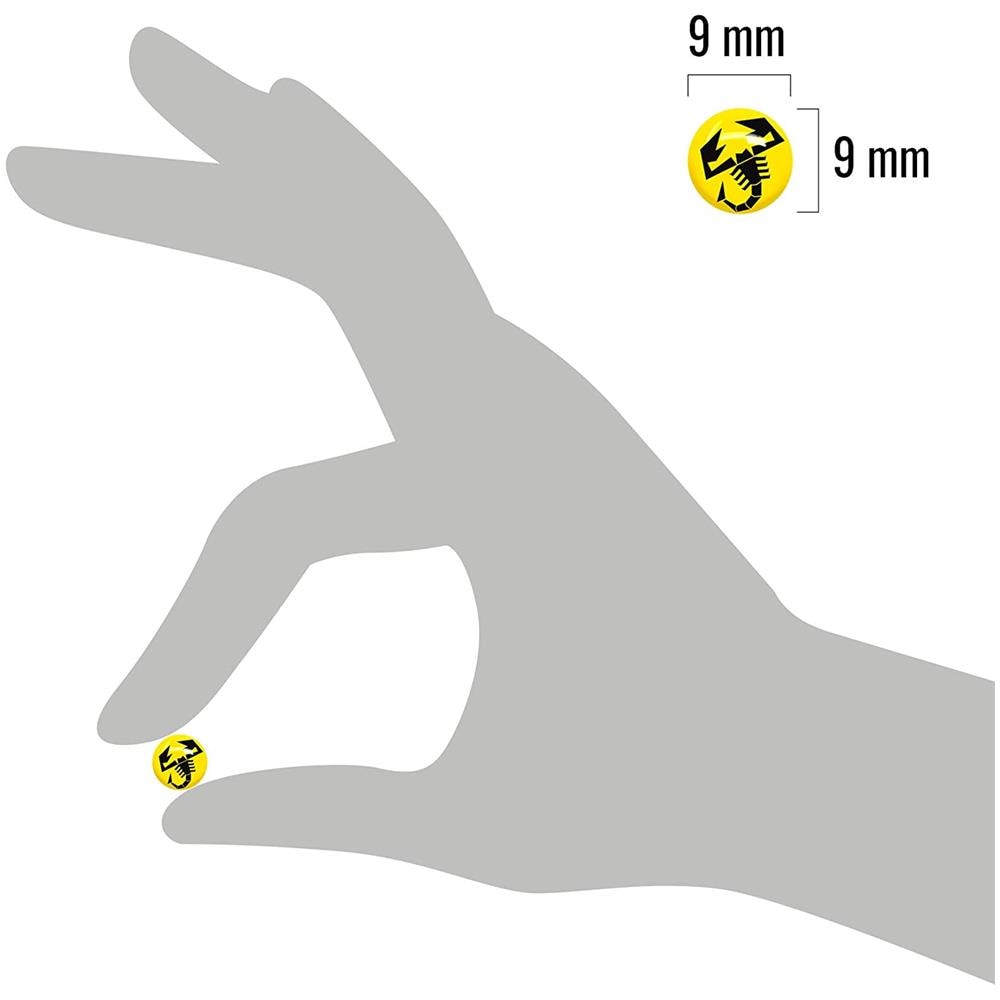 Adesivo 3d Ufficiale Scorpione, Giallo, Diametro 9 Mm, 4 Pezzi - Foto 3