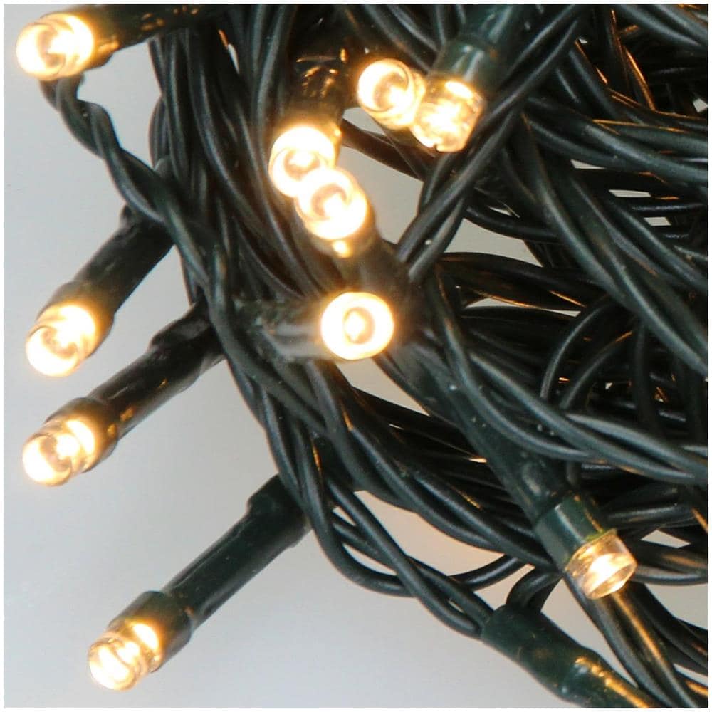 Catena Luminosa A Led Per Natale 11m Bianco Caldo Con 560 Led - Foto 7